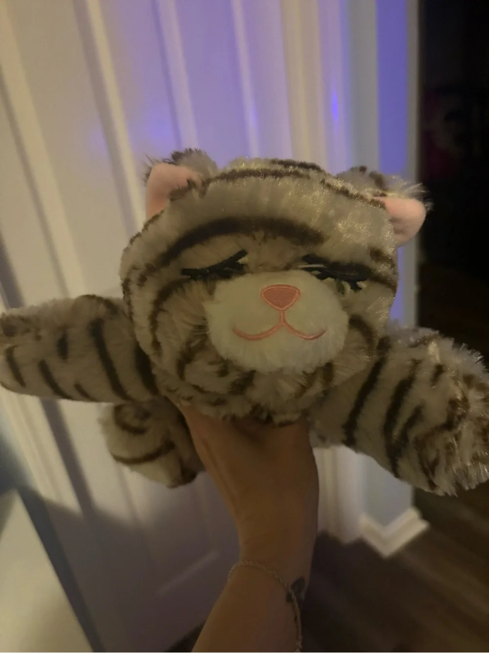 Kitty Calming Plush for Small Pets - Cream Tiger